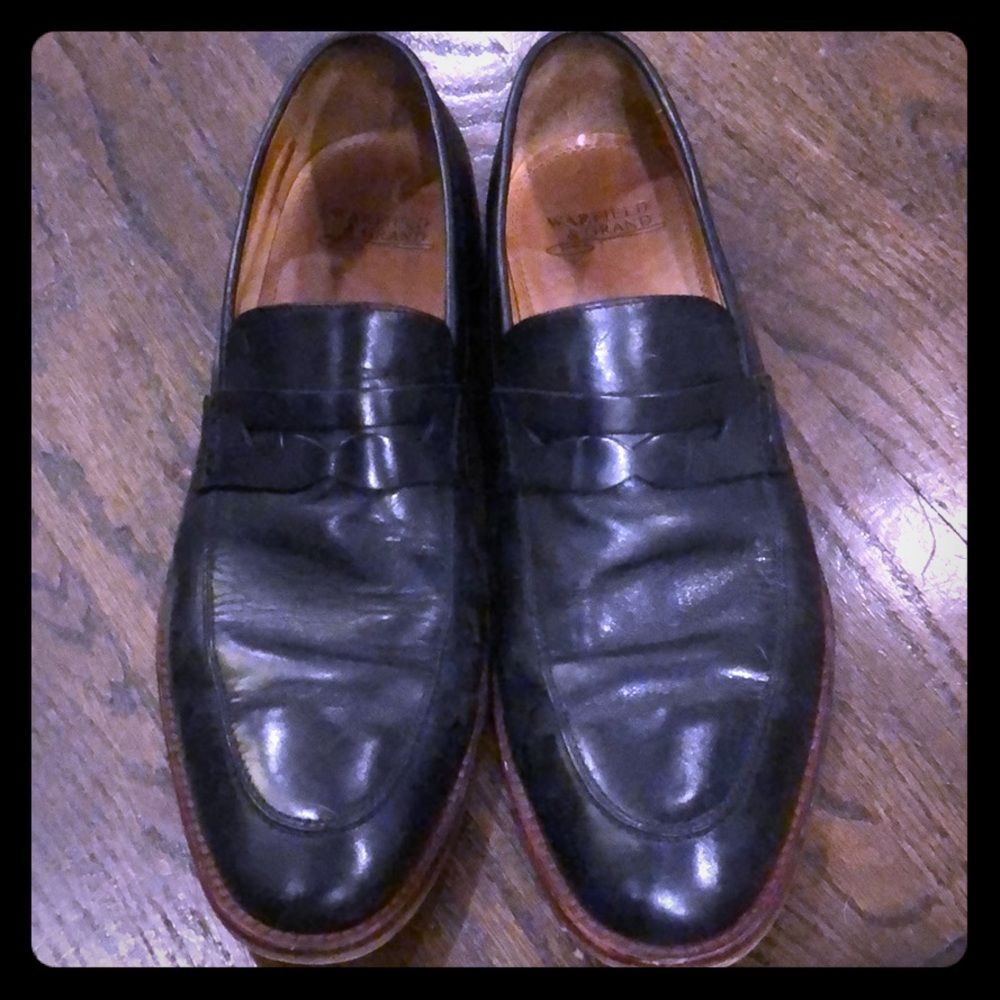 Warfield & Grand Leather Penny Loafers
